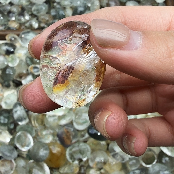 沼***泽水晶珠宝半成品未镶嵌
