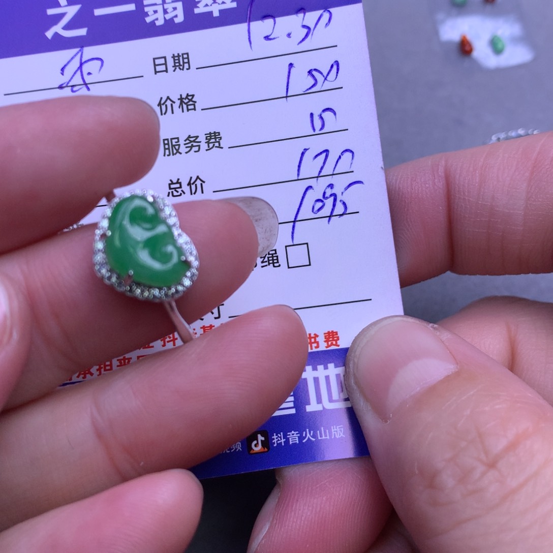 颈饰银S925镶嵌翡翠滴*忆