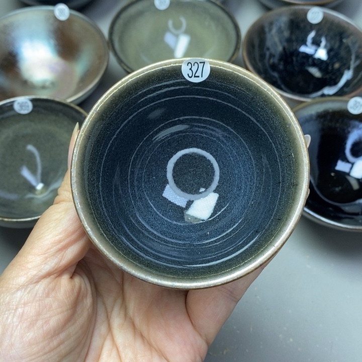 茶盏建窑建盏磨底柴烧主人杯