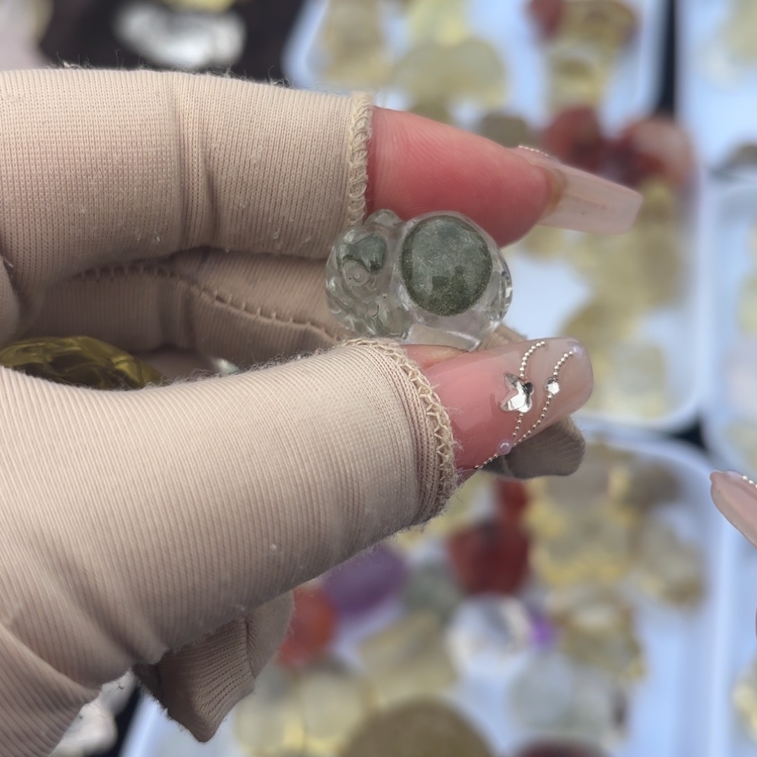 水晶水晶摆件未镶嵌?****