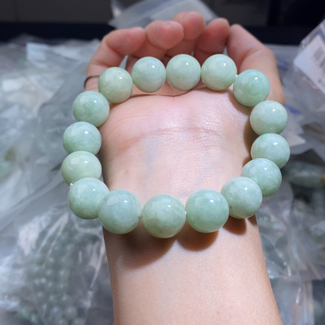 未镶嵌手串翡翠珠链