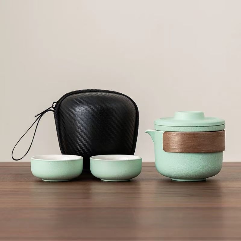 （路宝绿）一壶2杯-快客旅行黑包