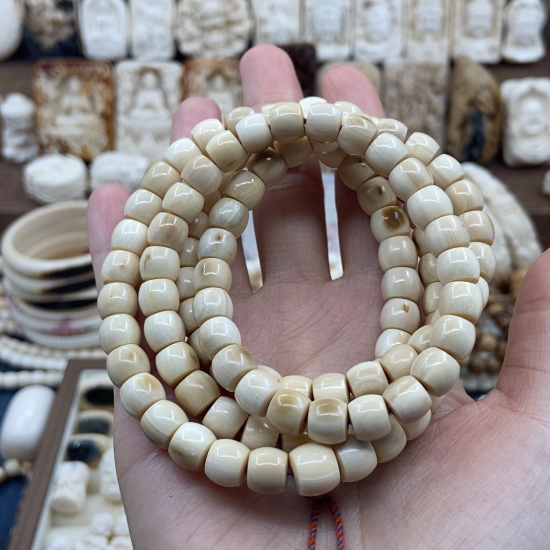 手串/手链/手镯猛犸象牙卡8重62.6克长串