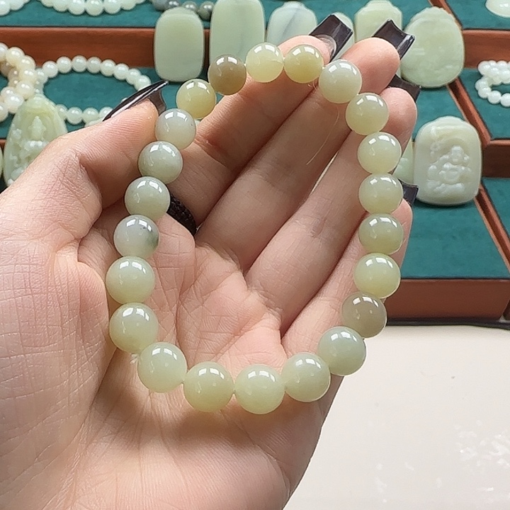 和田玉（糖玉）未镶嵌手链