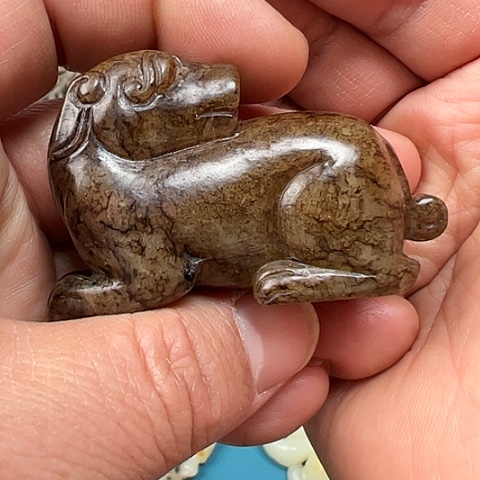 和田玉把件未镶嵌