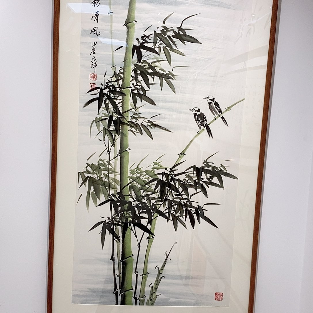 书法12060 沙比利榫卯 绿竹