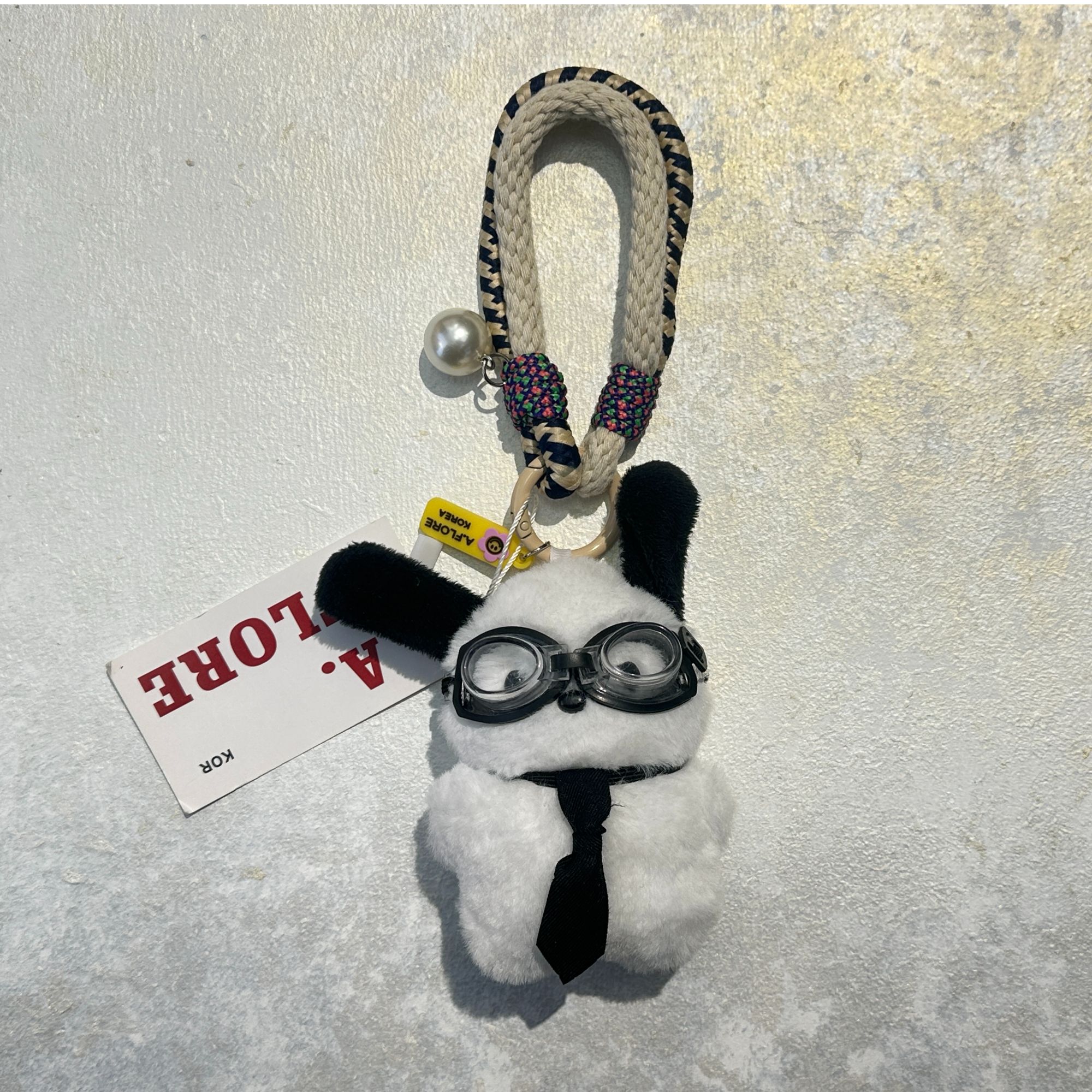 可爱小狗挂件毛绒公仔钥匙扣情侣创意礼物书包装饰