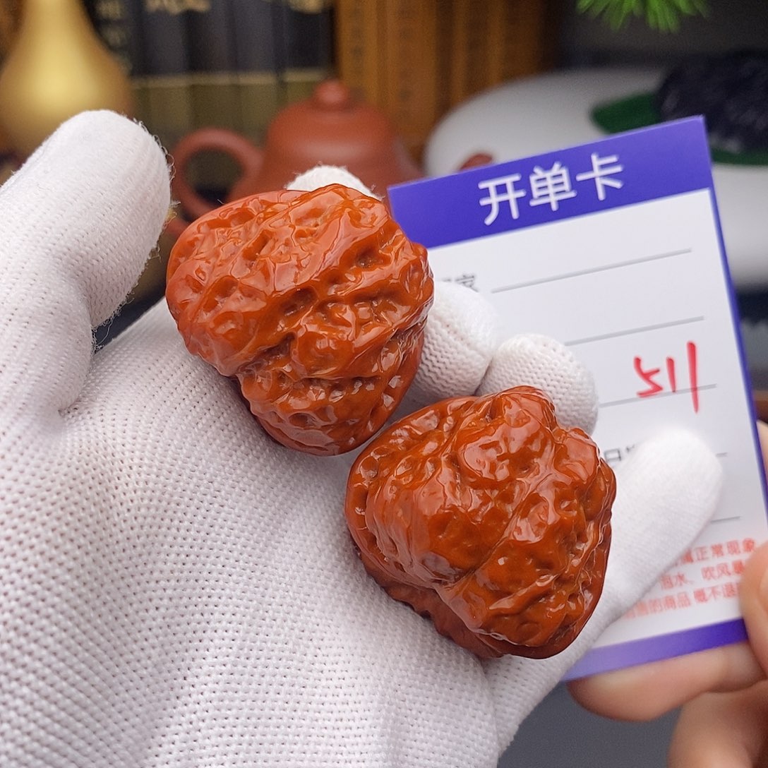 文玩核桃把件38蛤蟆头511