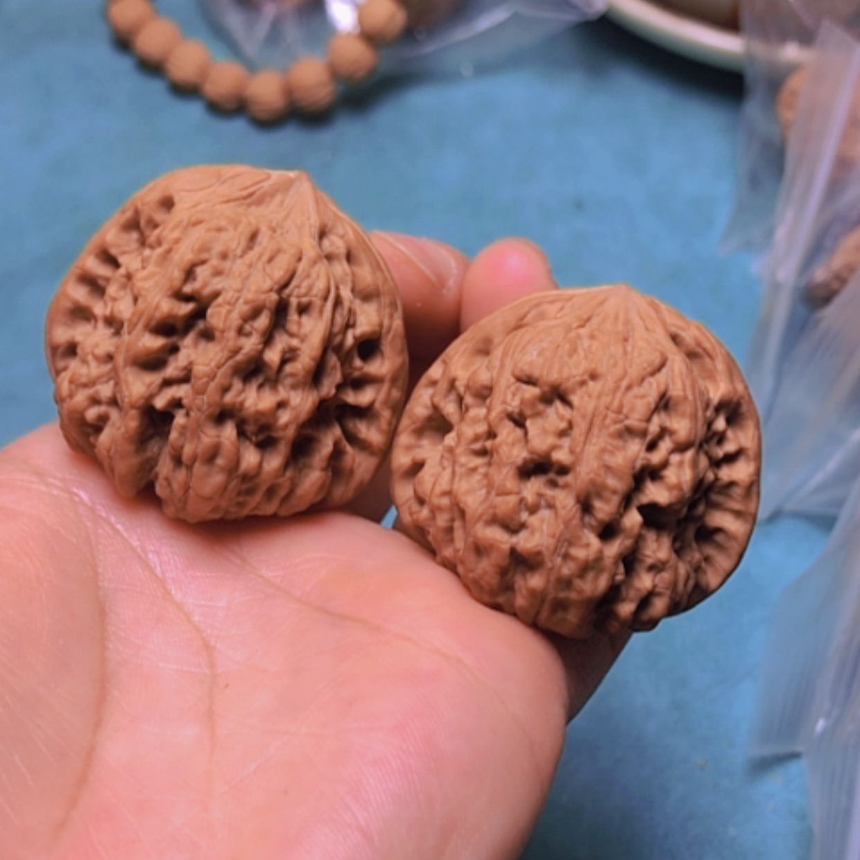 【闪购商品】核桃手串/手链40.5平谷凹底修尖