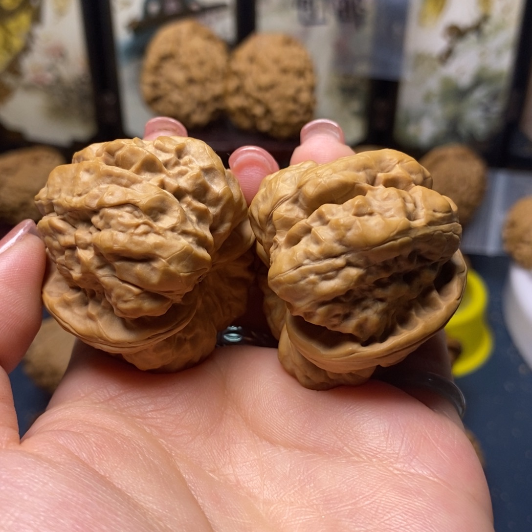 文玩核桃吊坠蛤蟆头37尺14