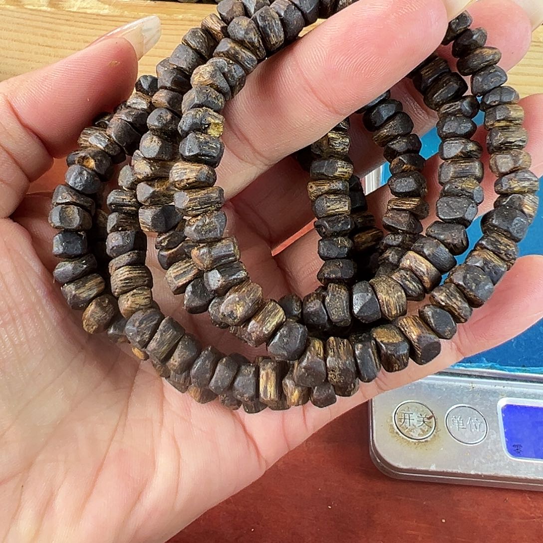 沉香沉香碎屑卡7碎银子单圈沉水6g