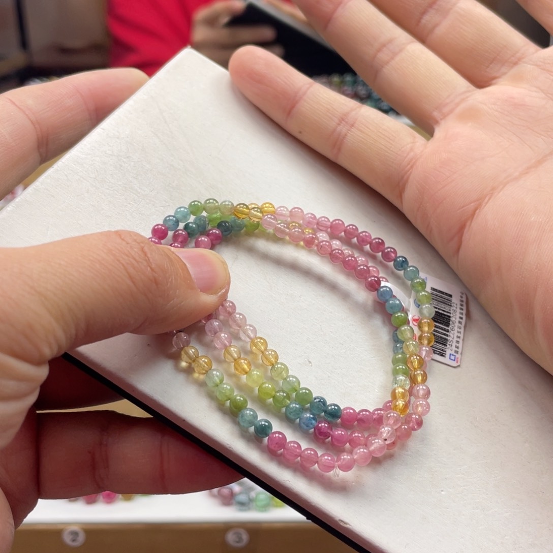 碧玺手串未镶嵌4mm.mmmmmmmm