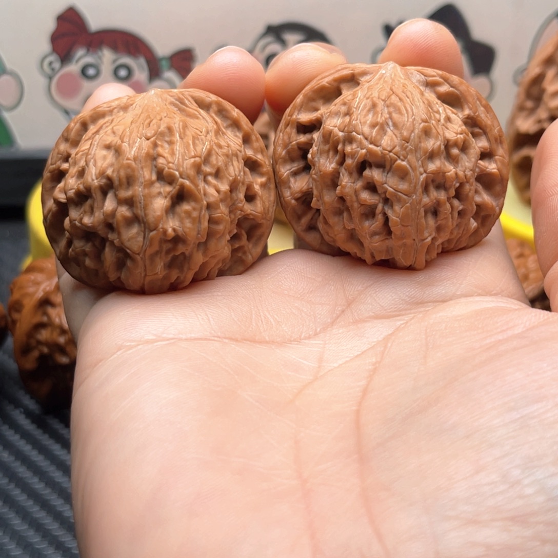 吊坠文玩核桃41对歪磨盘