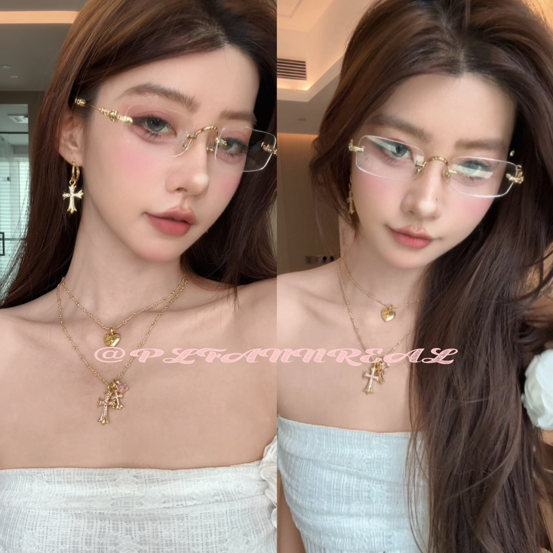 B1559 小克素颜框眼镜 鼎货