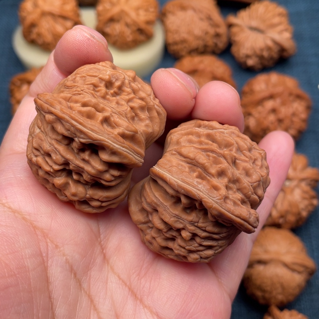 文玩核桃把件40毕业平谷拱桥楼全品