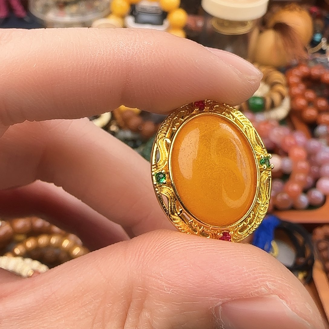 琥珀颈饰未镶嵌蜜蜡魔盒福利款