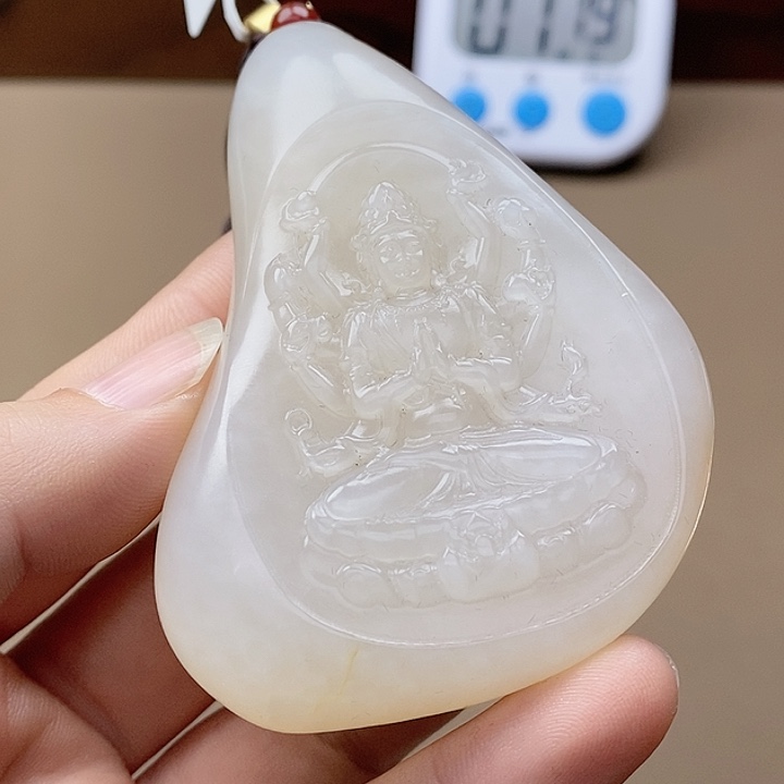 和田玉挂件未镶嵌滕***哥F