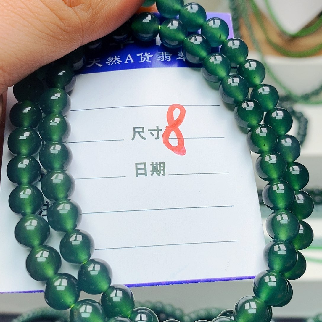 翡翠未镶嵌手链翡翠