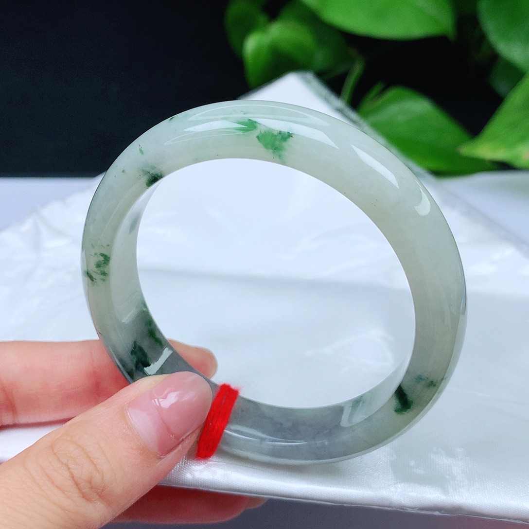 翡翠手镯未镶嵌53 52 53