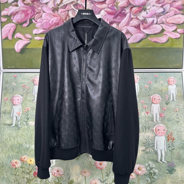 99新 LouisVuitton/路易威登 【BW】暗纹老花满印拼接外套 58码/99