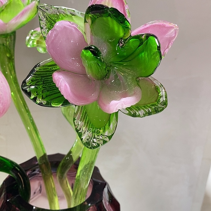 荷花高45厘米宽12厘米