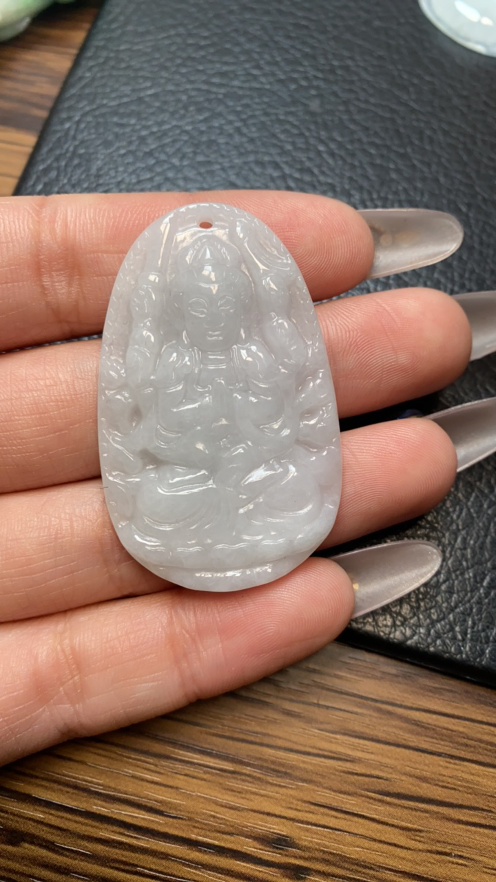 天然翡翠吊坠项链