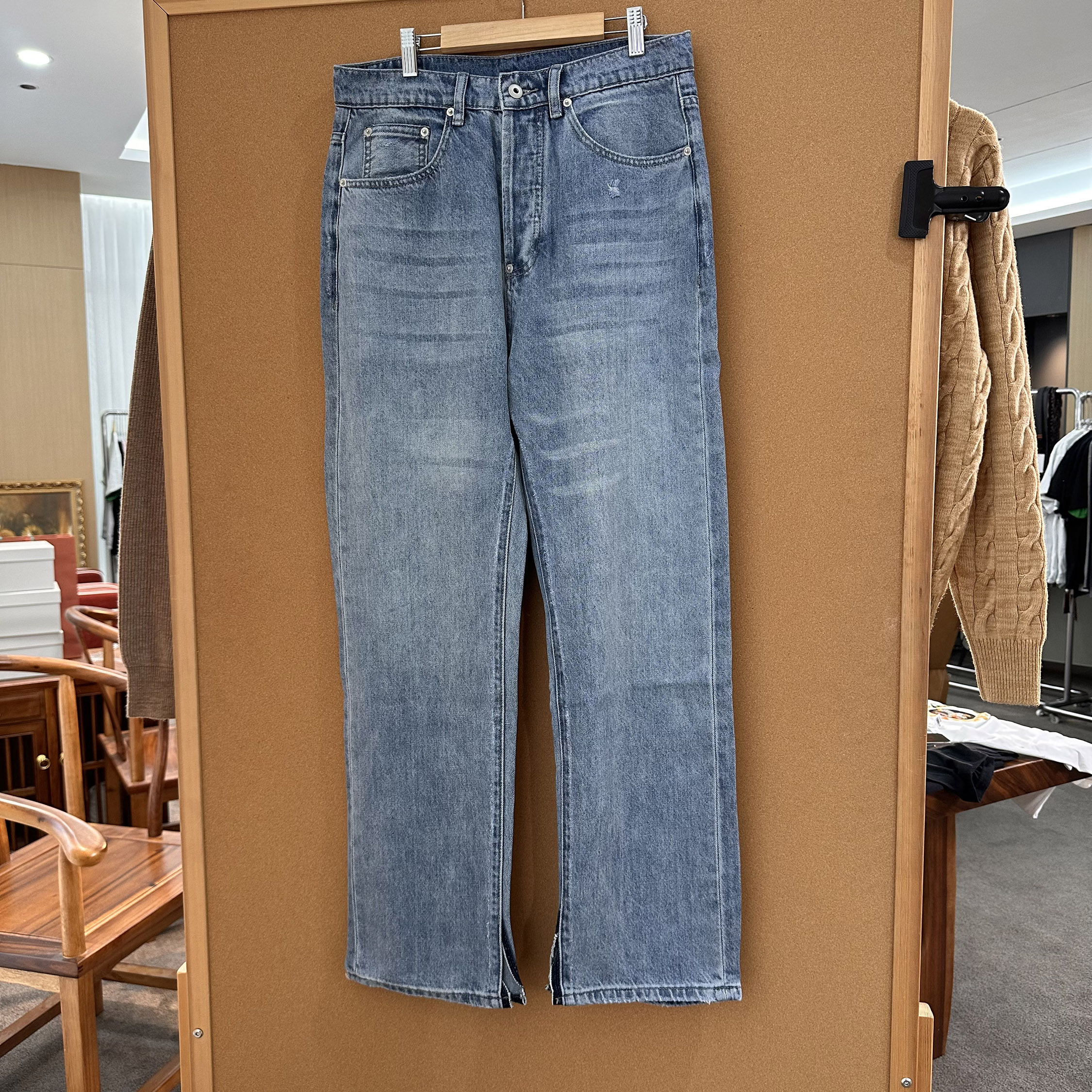 【goolu专属】新款初秋上新时尚潮流舒适牛仔裤男女同款牛仔长裤