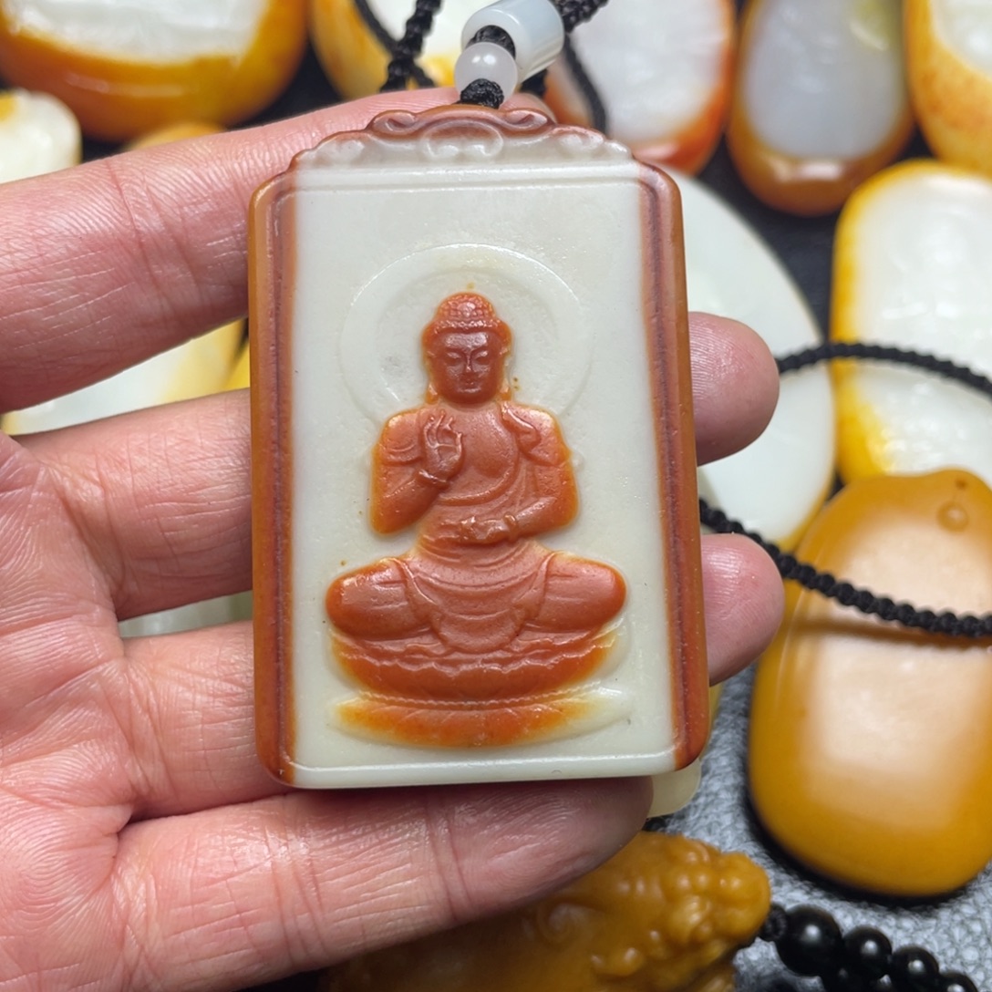 和田玉未镶嵌挂件