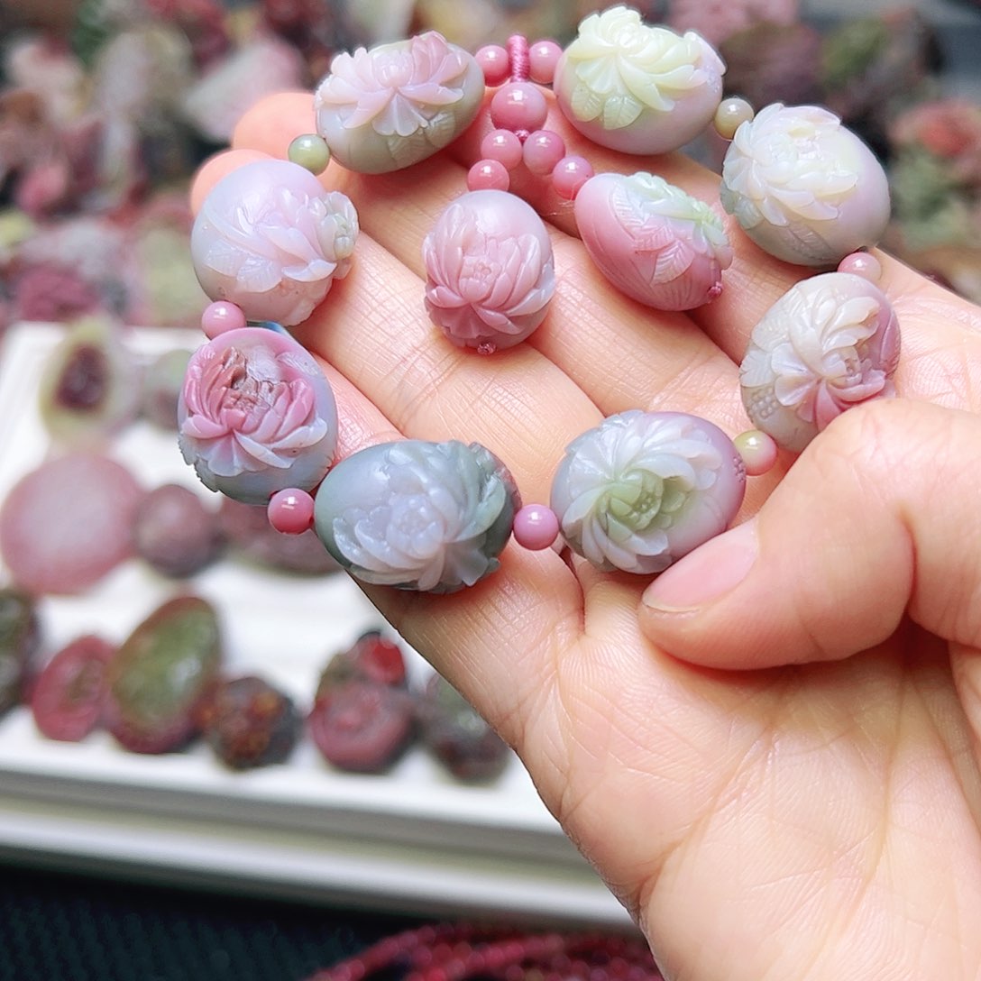 玛瑙/玉髓手链未镶嵌M**u