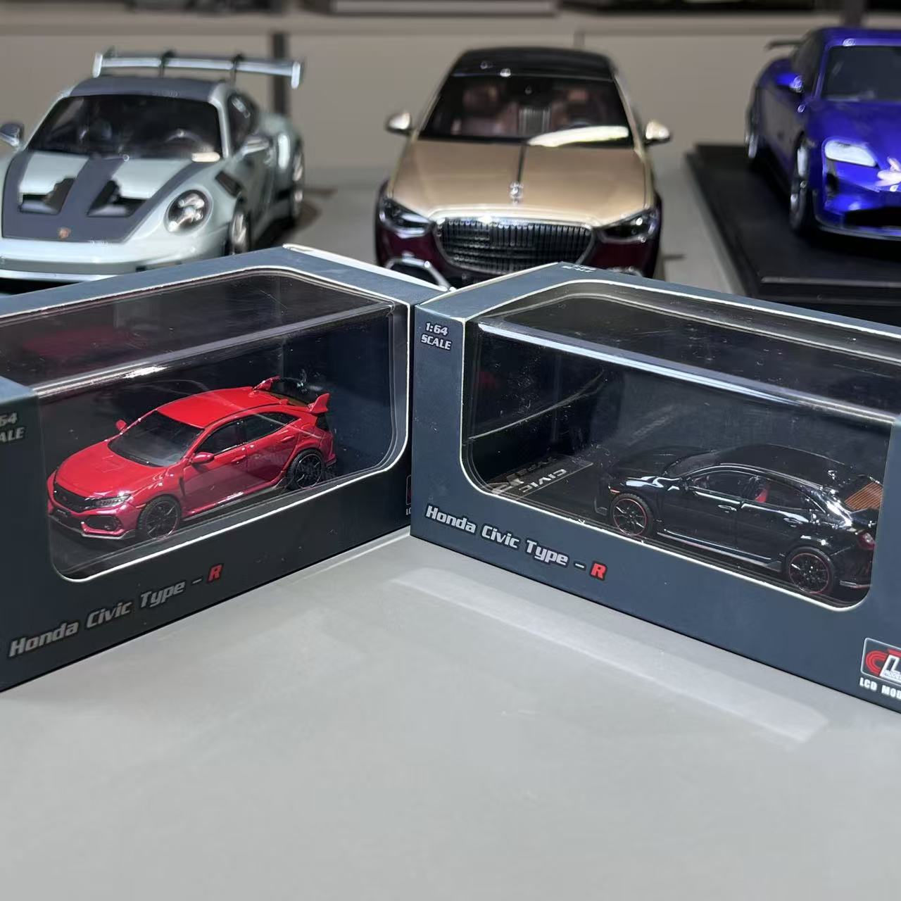 LCD1:64本田FK8思域Type-R 特价合金汽车模型摆件