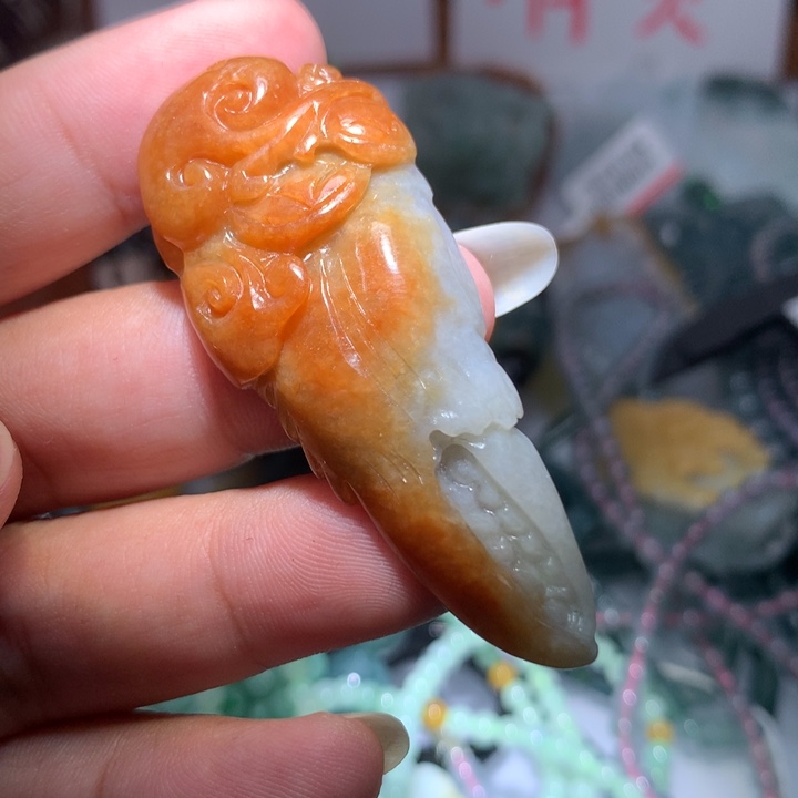 翡翠颈饰未镶嵌保真天然A货翡翠