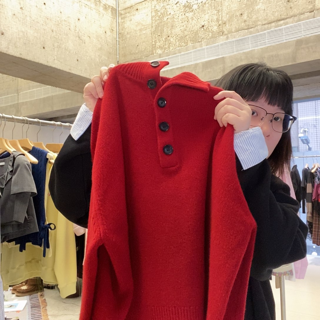 毛衣带扣均码的一件