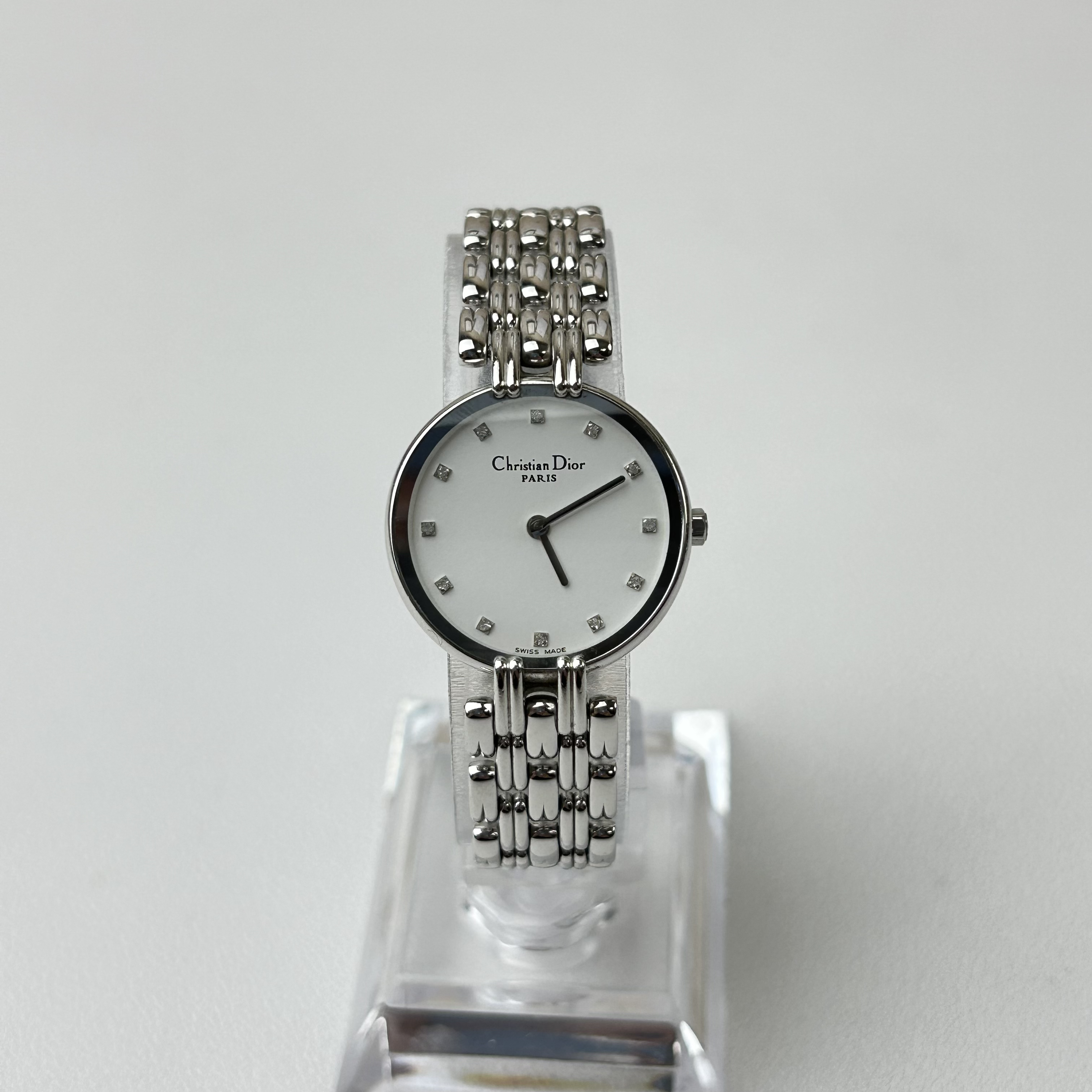 95新 DIOR/迪奥 LQ1059/女士石英腕表/表径24mm气质轻奢镶钻