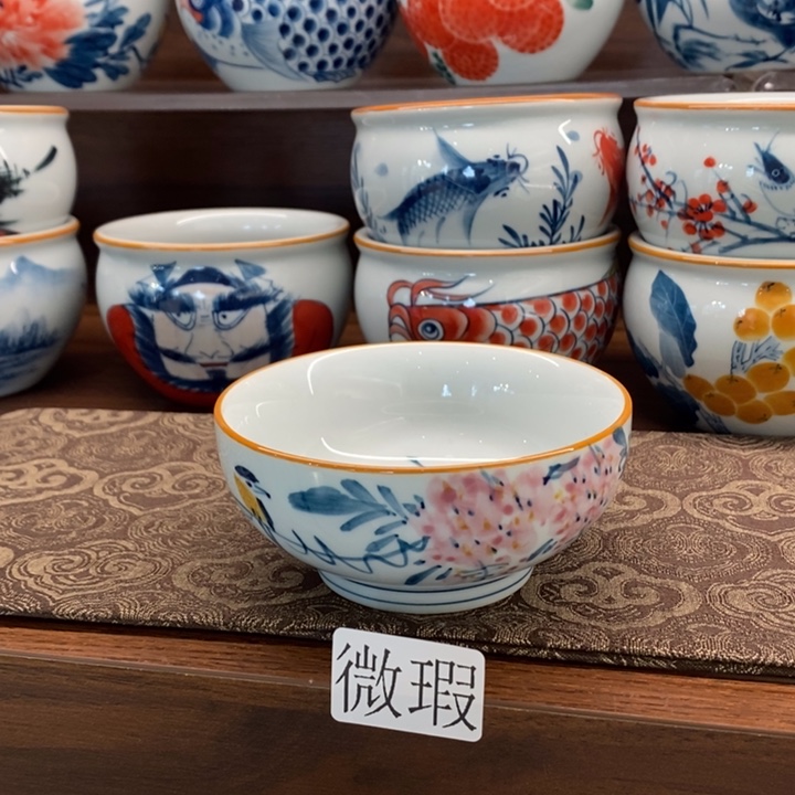 釉下老陶泥手工绘制