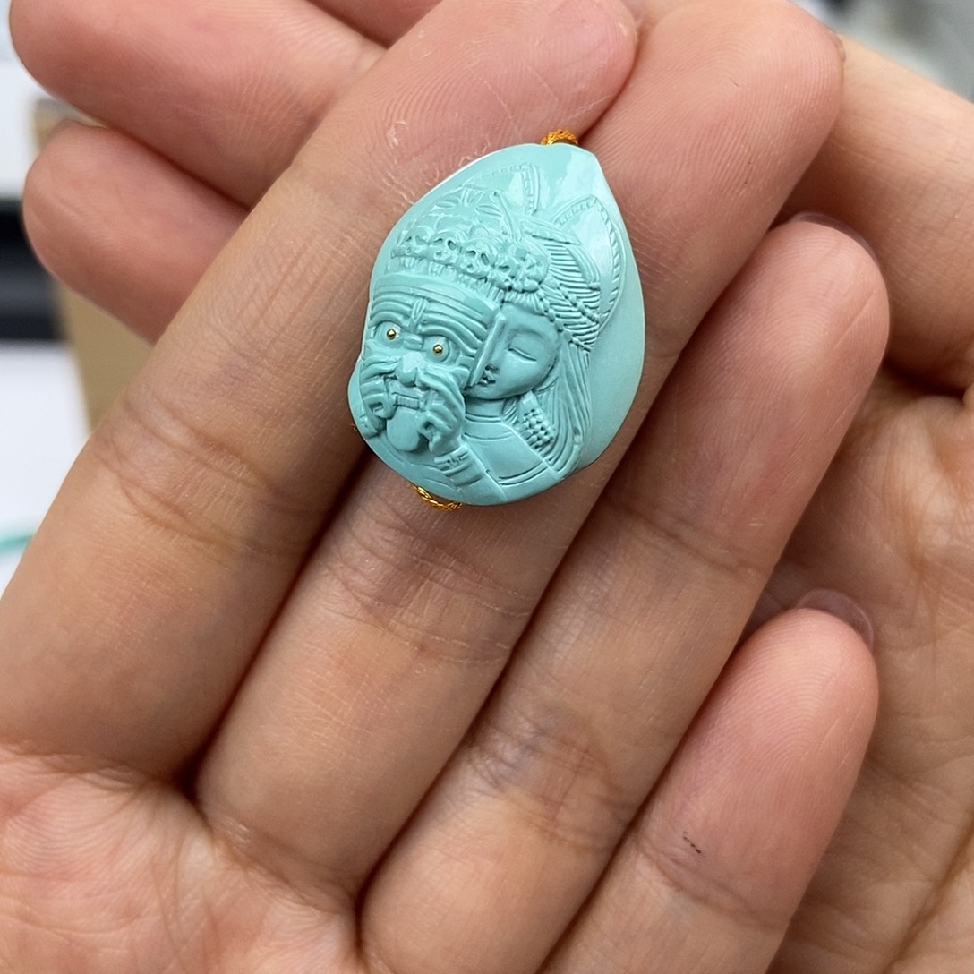 绿松石未镶嵌珠宝奇石