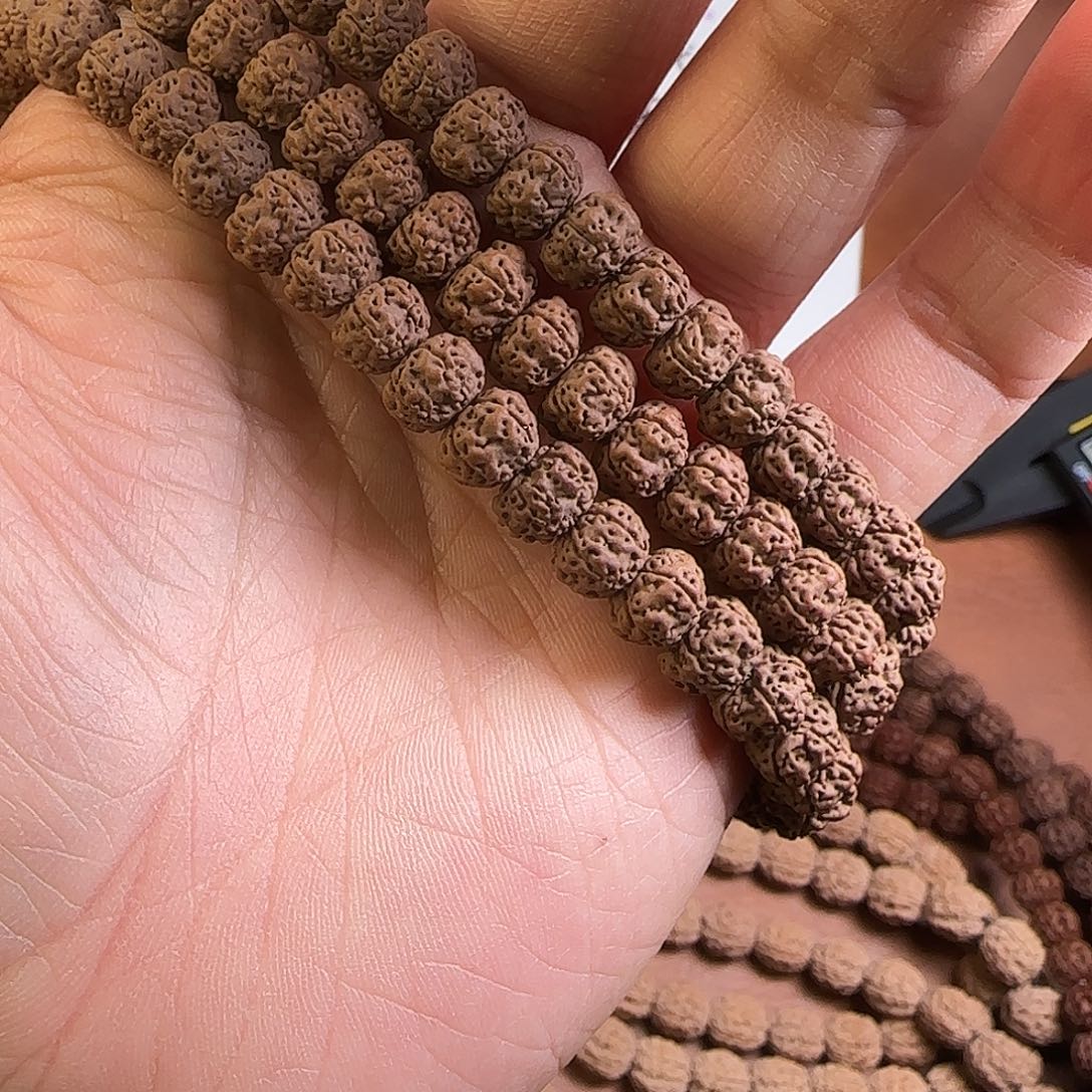 金刚菩提吊坠平细108一物一图尺寸8.6