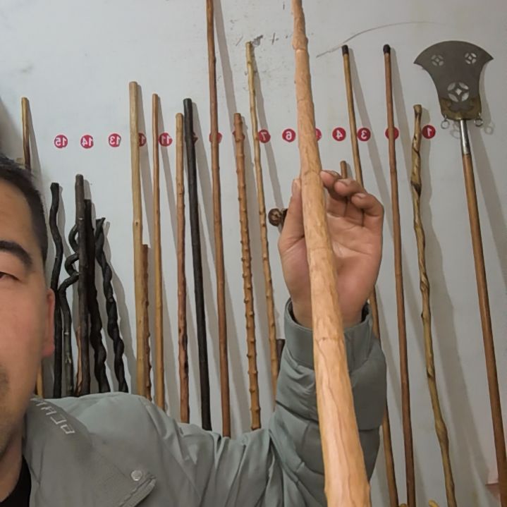 方***目红牛筋木鞭杆武术棍