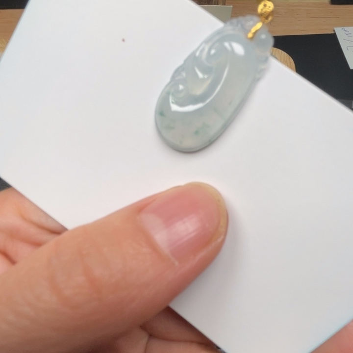 翡翠未镶嵌吊坠(不含链)翡翠