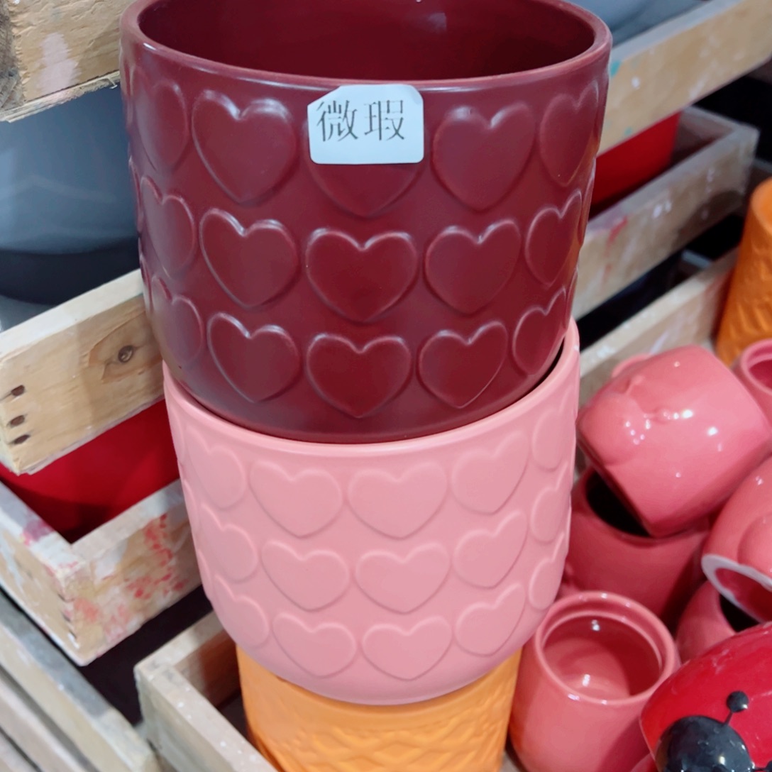 有孔，陶瓷花盆满10米包邮发货