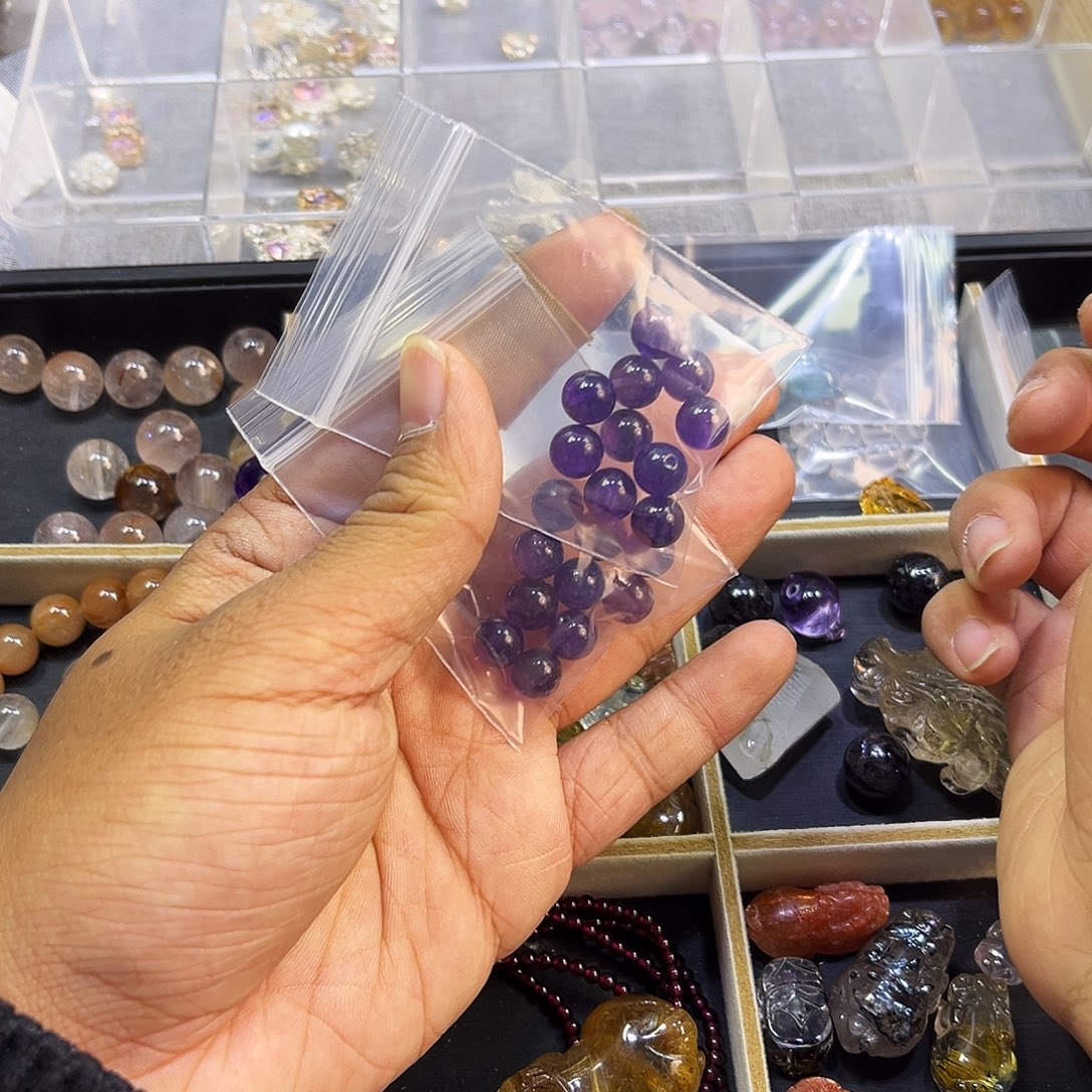 水晶颈饰未镶嵌紫晶