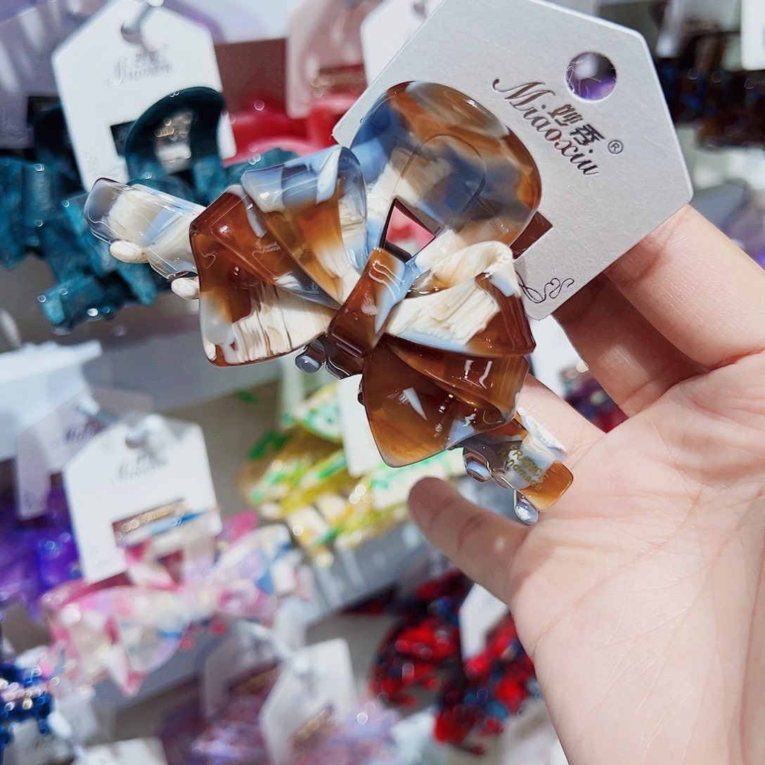 无非金属醋酸海盐色六瓣花抓夹一个