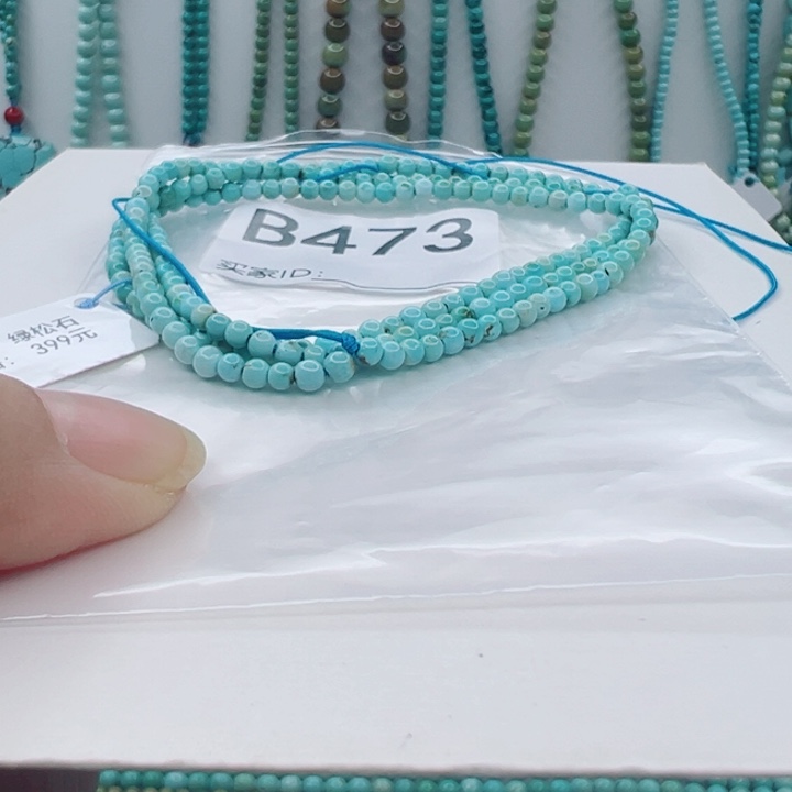 绿松石未镶嵌颈饰