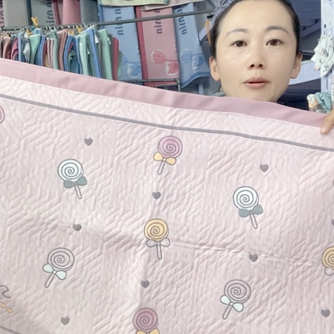 棉纱布粉色棒棒糖