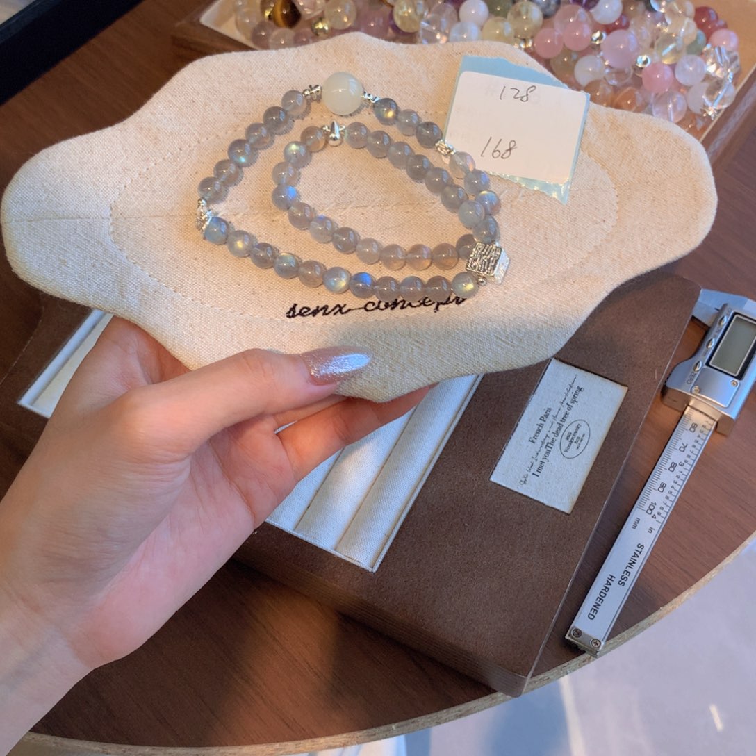 未镶嵌手串水晶?*冰128号