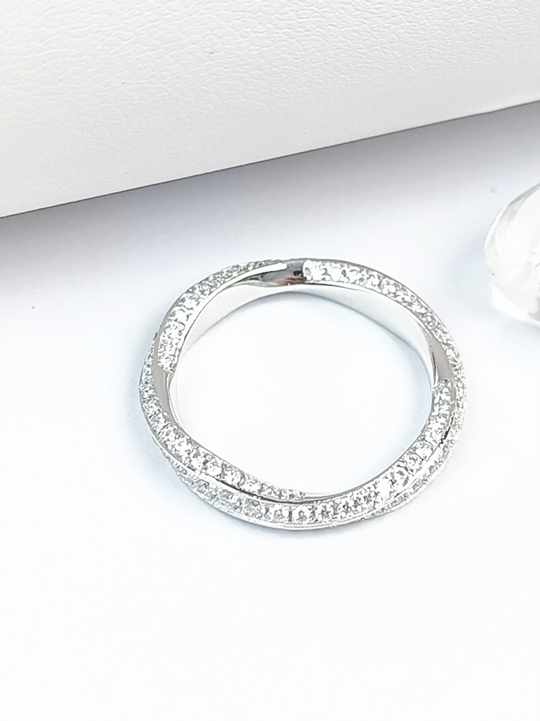 PT950 铂金 莫比乌斯戒指 气质时尚简约百搭个性