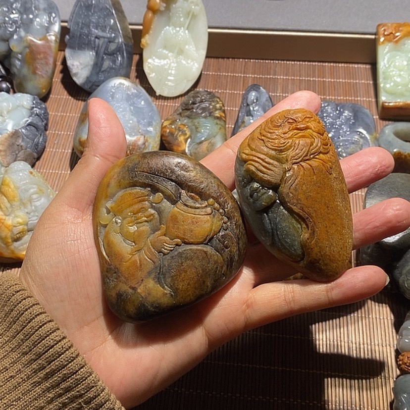 【闪购商品】和田玉把件未镶嵌用****4定制