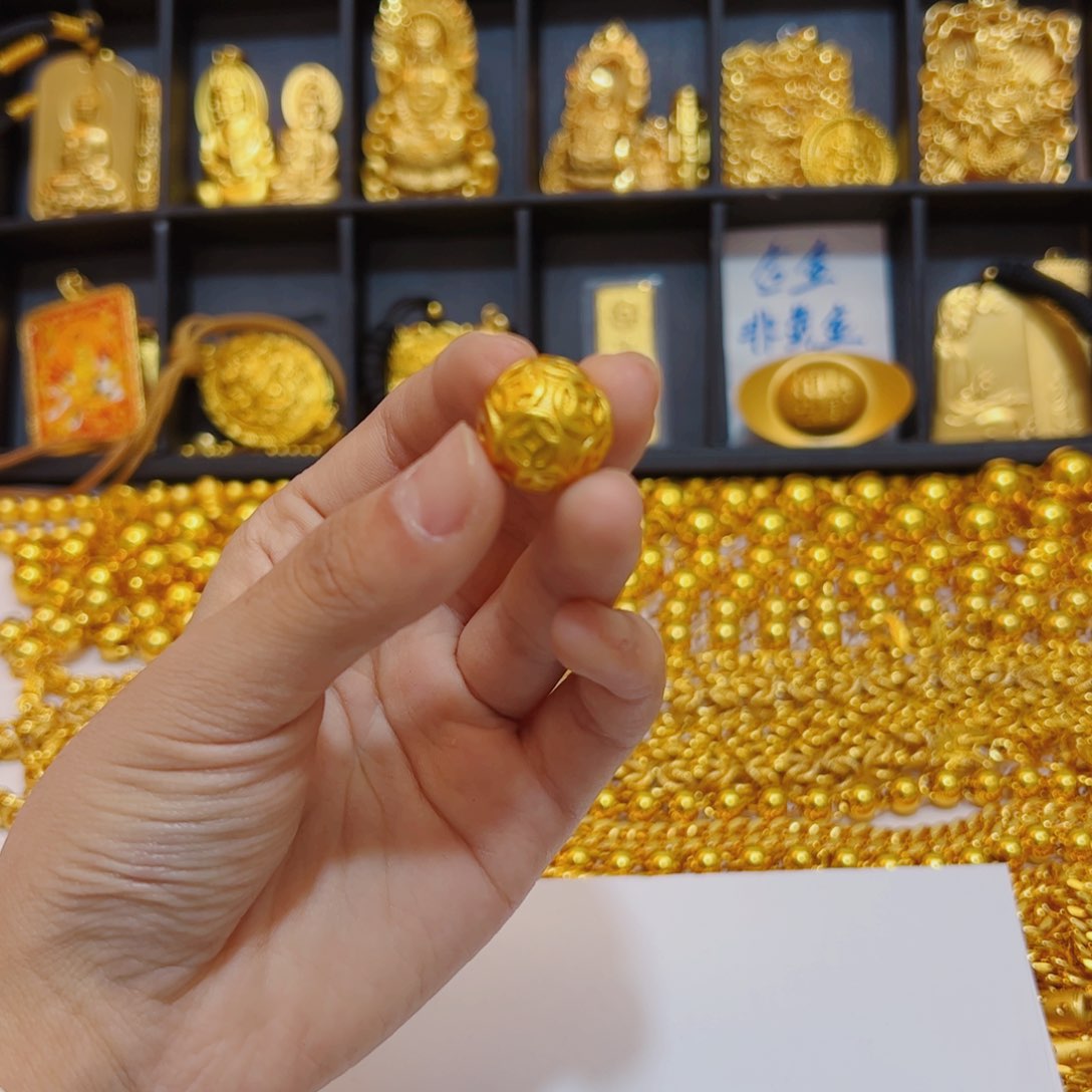 合金无合金无卡8铜钱珠2颗