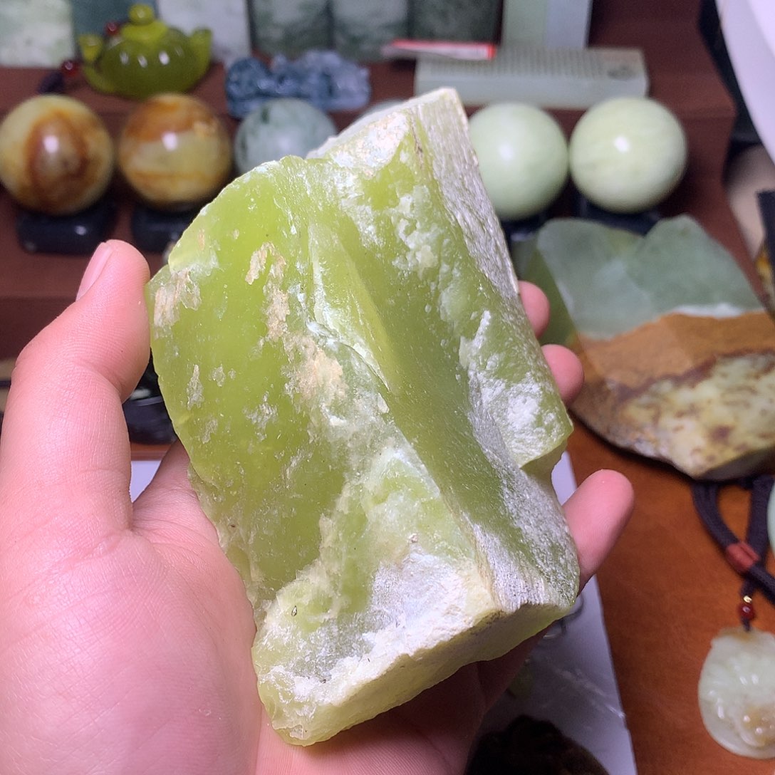 未镶嵌蛇纹石玉岫玉