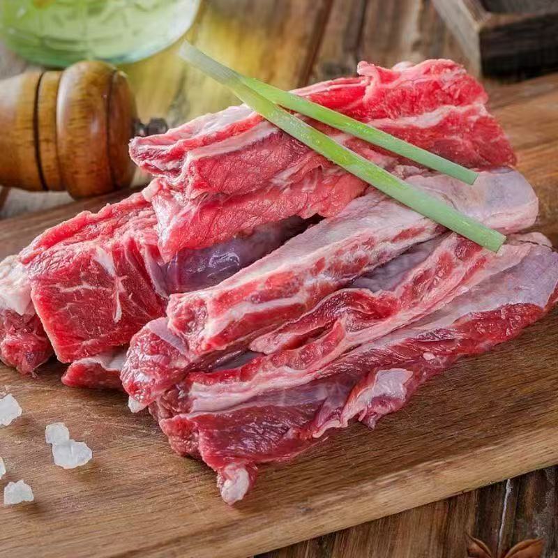 【肋条】草原小黄牛去骨牛肋条清炖红烧软烂现杀黄牛鲜肉