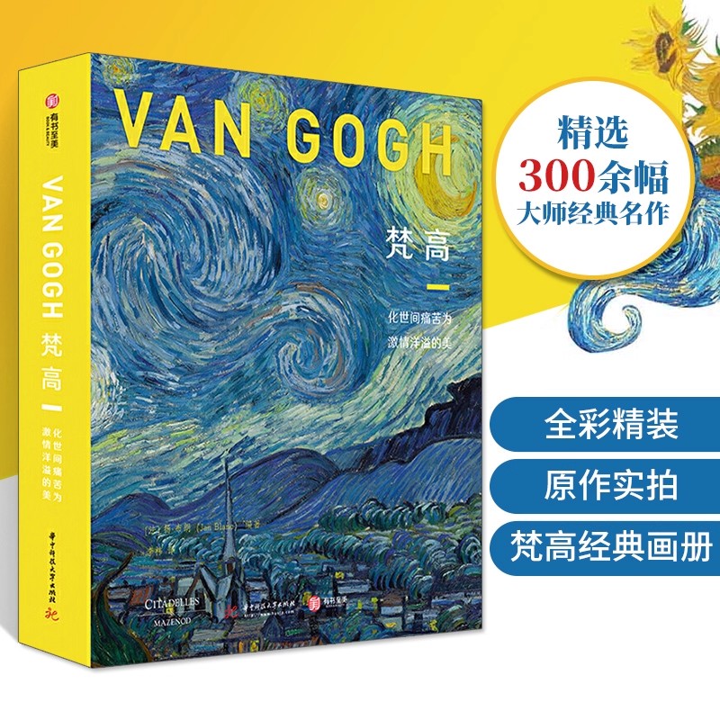 【正版精装大8开】 梵高化世间痛苦为激情洋溢的美